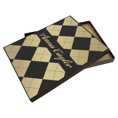 9X12″ BLK/GLD PLAQUE BOX