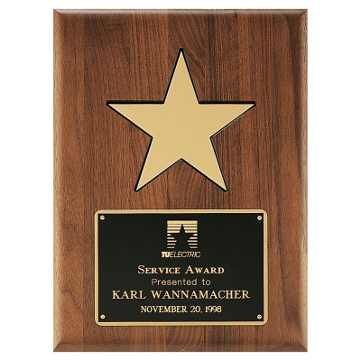 9X12 WALNUT PLAQUE