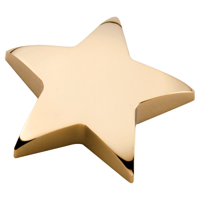 4X4 GLD METAL PAPERWEIGHT