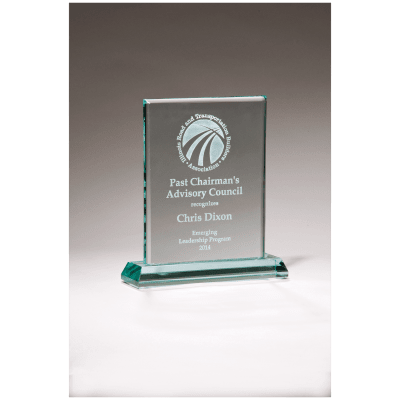 4X5 REC JADE GLASS AWARD