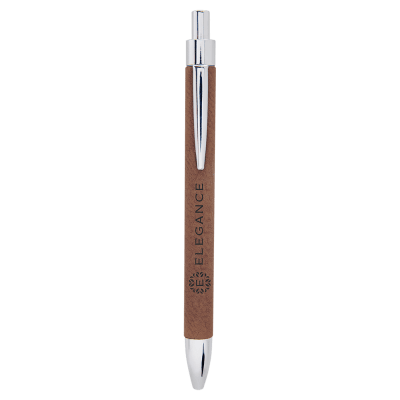 DK BRWN LASER LEATHER PEN