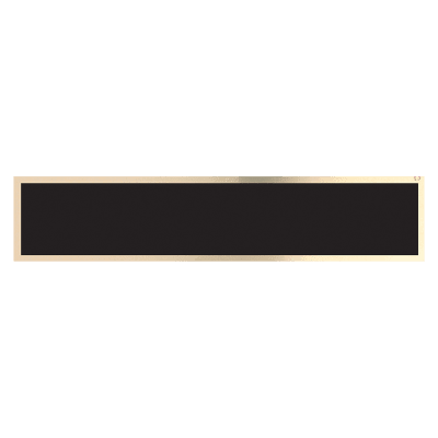 LASR BLK/GLD PLT 10″ WEDG