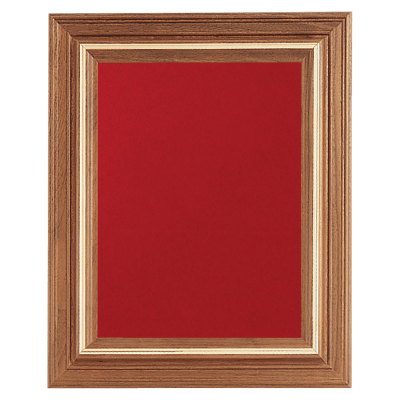 13X16 FRAME W/RED VELOUR