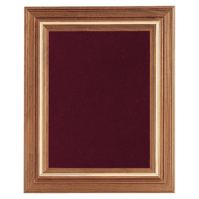 13X16 FRM W/MAROON VELOUR