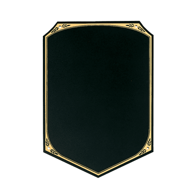 9X13BLK BRSS PLT, 4 HOLES