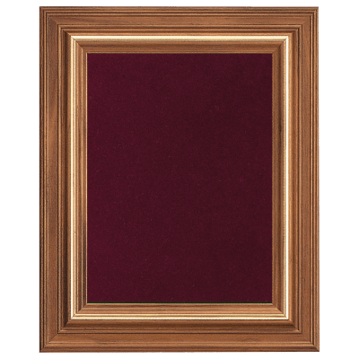 18X25 FRM W/MAROON VELOUR