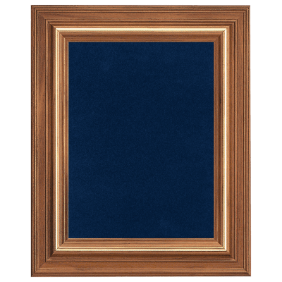 18X25 FRAME W/BLUE VELOUR