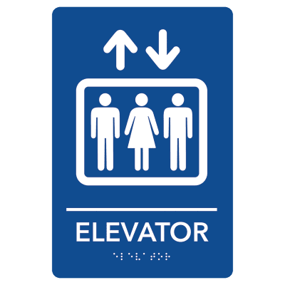 6X9 BLU/WHT ELEVATOR