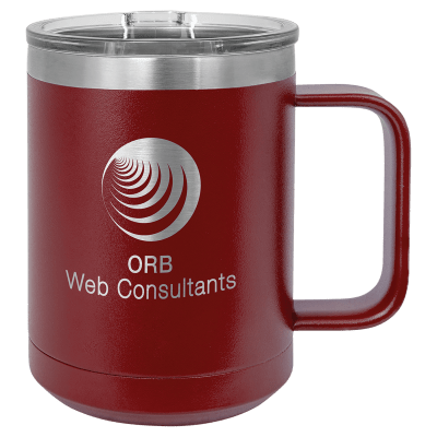 15 OZ MAROON PLR CML MUG