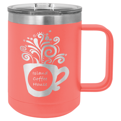 15 OZ CORAL PLR CAMEL MUG