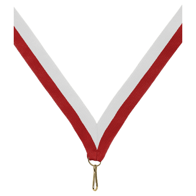 7/8X32 V SEWN RED/WHT RIB
