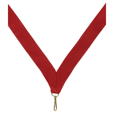 7/8X32 V SEWN RED RIBBON