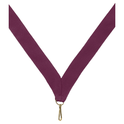 7/8X32 V SEWN MAROON RBBN