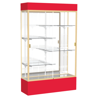 80X48X16″ RED LMNT FINISH