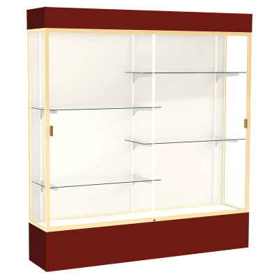 80X72X16″MAROON LMNT FNSH