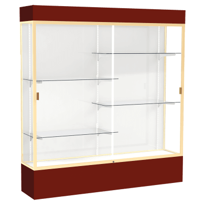 80X72X16″MAROON LMNT FNSH
