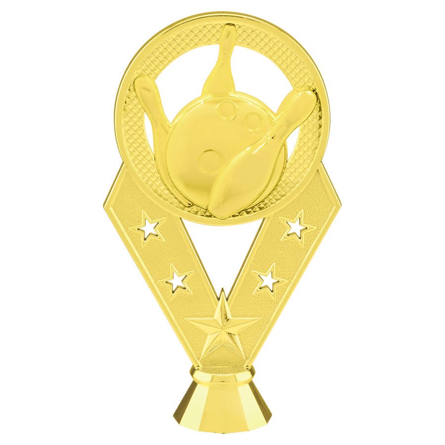 5.5″GLD BOWLNG V STAR FIG