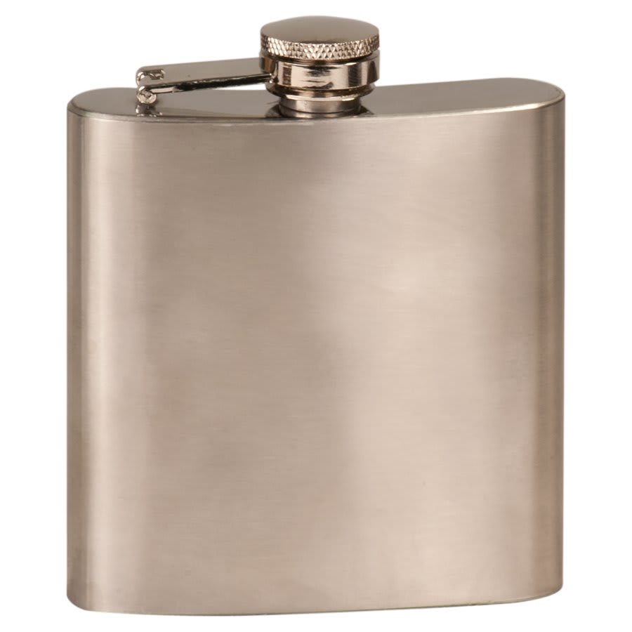 6 OZ STAINLSS STEEL FLASK