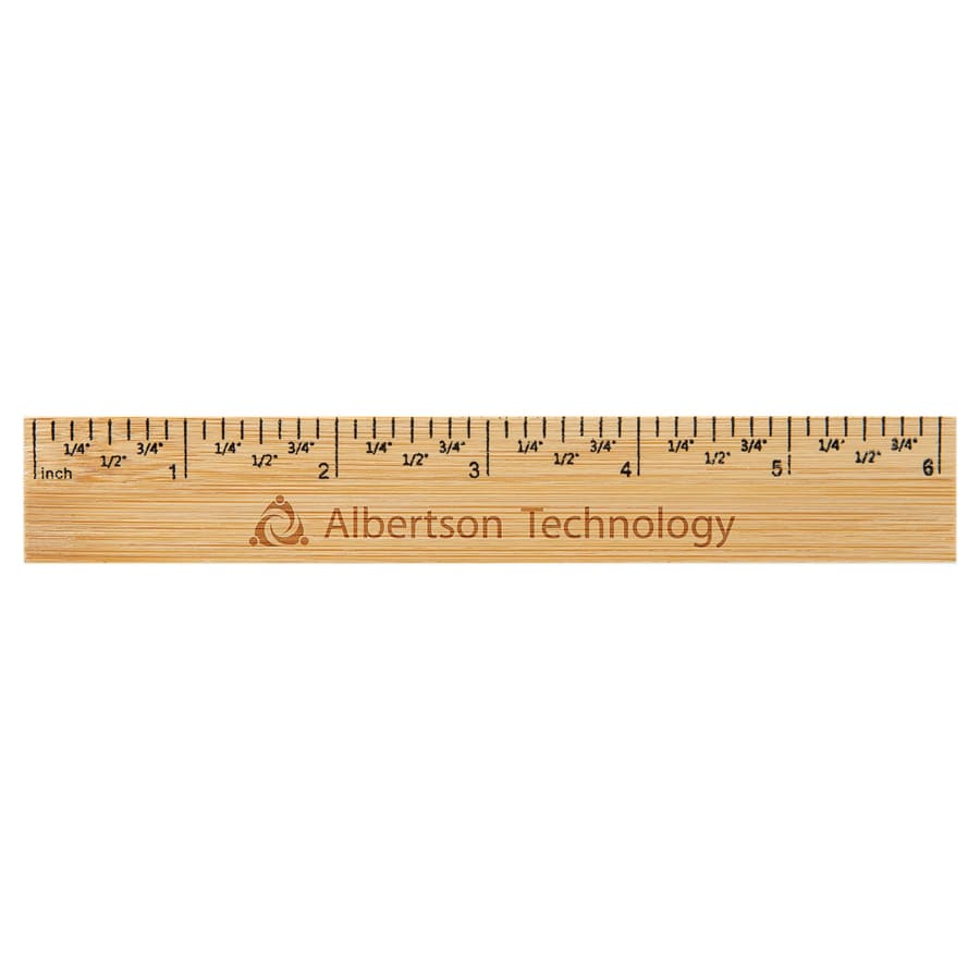 6″ BAMBOO RULER