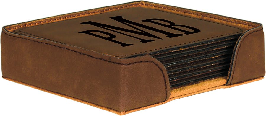 4X4 SQR DRK BRWN CSTR SET
