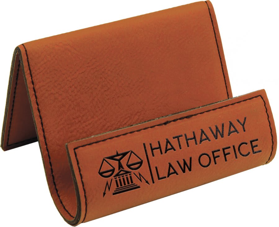 3.5X2.5RAWHIDE HLDR/EASEL