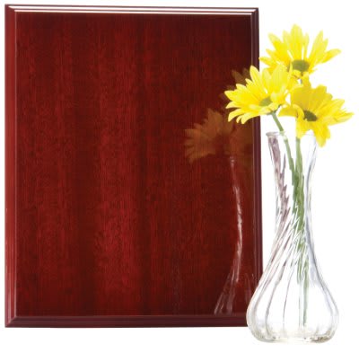 9X12 HI-GLOS MAHOGANY PLQ