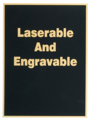 5X7 BLK LAS/ENG PLQ PLATE