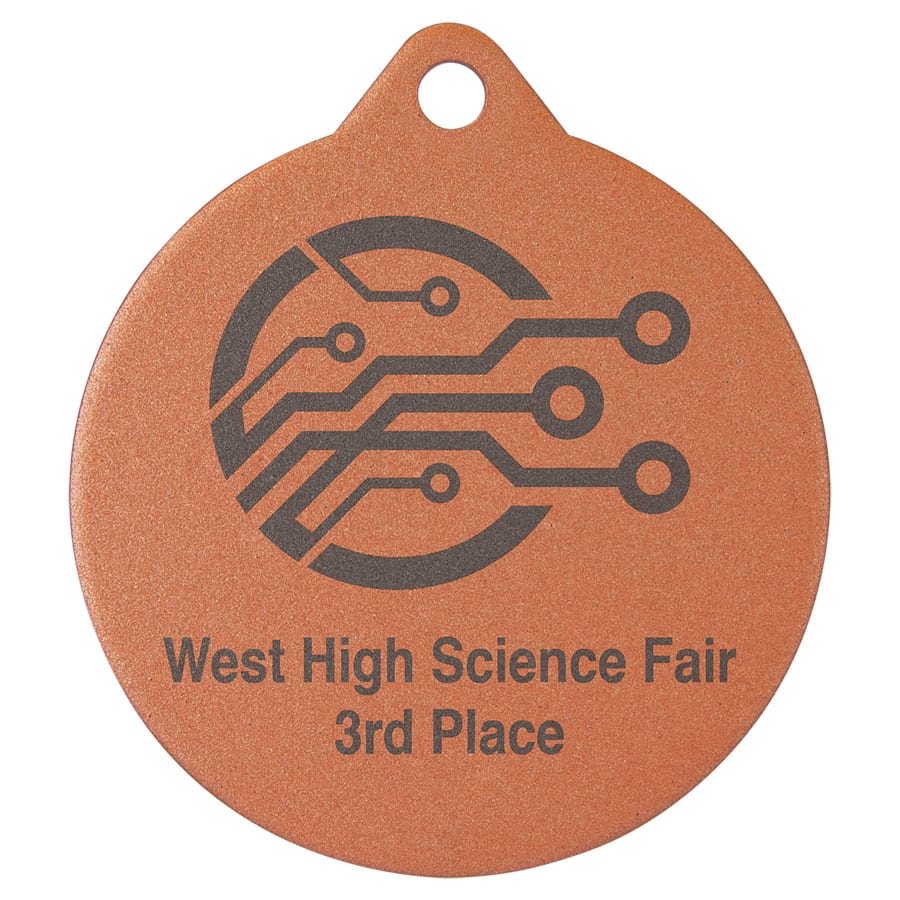 2.75″ BRZ LASERABLE MEDAL