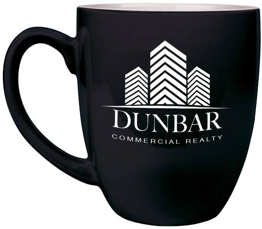 16 OZ BLK LSR BISTRO MUG