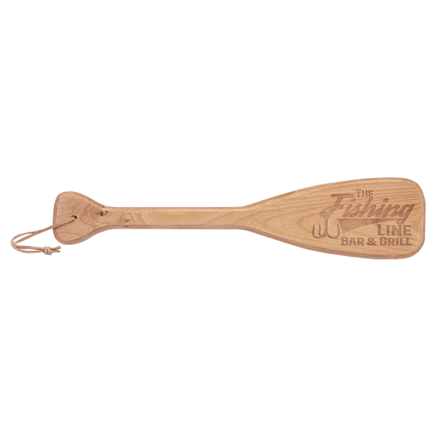 18″ BOAT PADDLE W/LEATHER