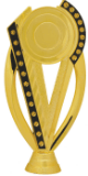 6.5″GLD/BLK JEWEL 2″ HLDR
