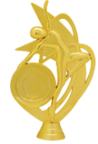 6.5″GOLD DANCE 2″HLDR FIG