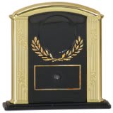 6″ BLK ROMAN COLUMN HLDR