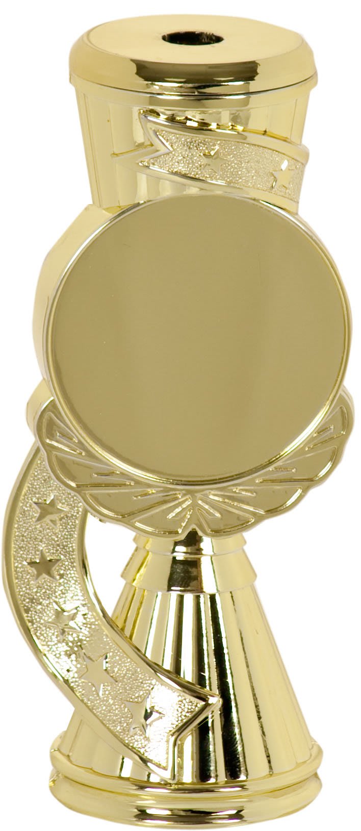 6″STAR RBBN RISR W/2″HLDR