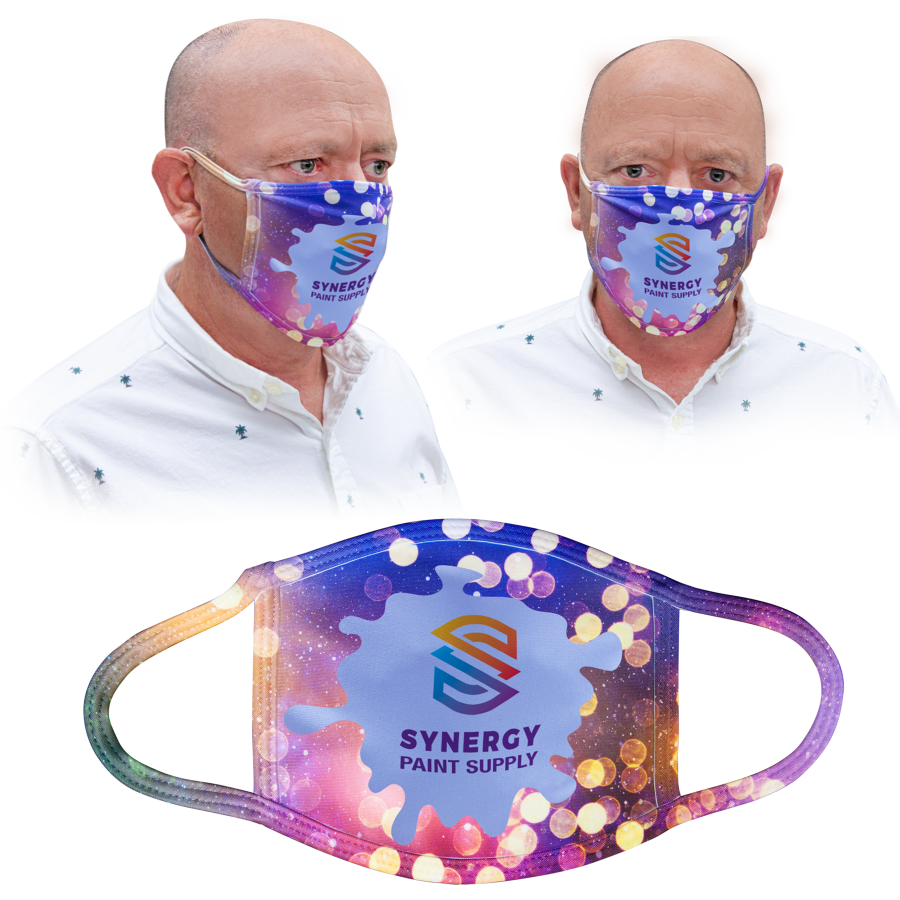 6.5X5.5 WHT SUB FACE MASK