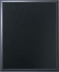 12X15 SOLID BLK FIN PLQ