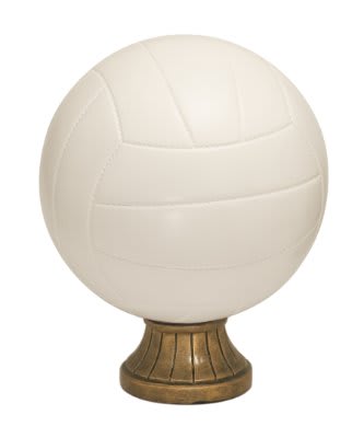 RESIN 5.5″ WHITE VLLYBALL