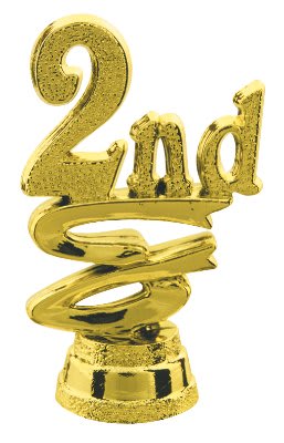 GLD 2-1/8″ 2ND PLACE TRIM