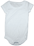 6 MONTH WHT BABY ONESIE