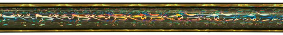 45″RND BLK/GOLD VAPOR COL