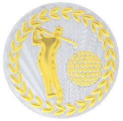 2″ METALLIC GOLF MYLAR