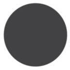 2″MATTE BLK CONTOURS DISC