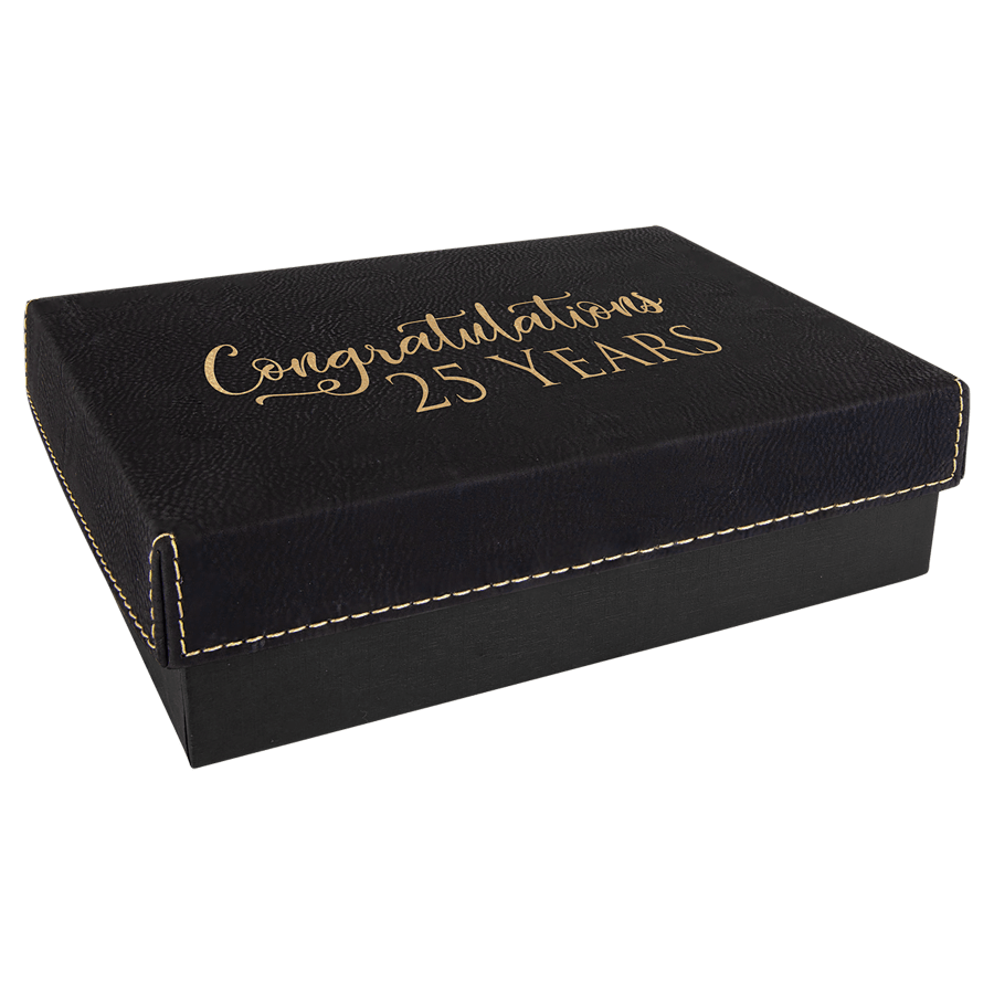 7.5X6″ BLK/GLD GIFT BOX
