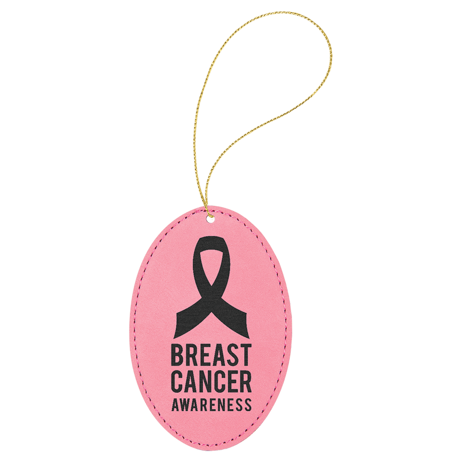 3X4.5″ PINK OVAL ORNAMENT