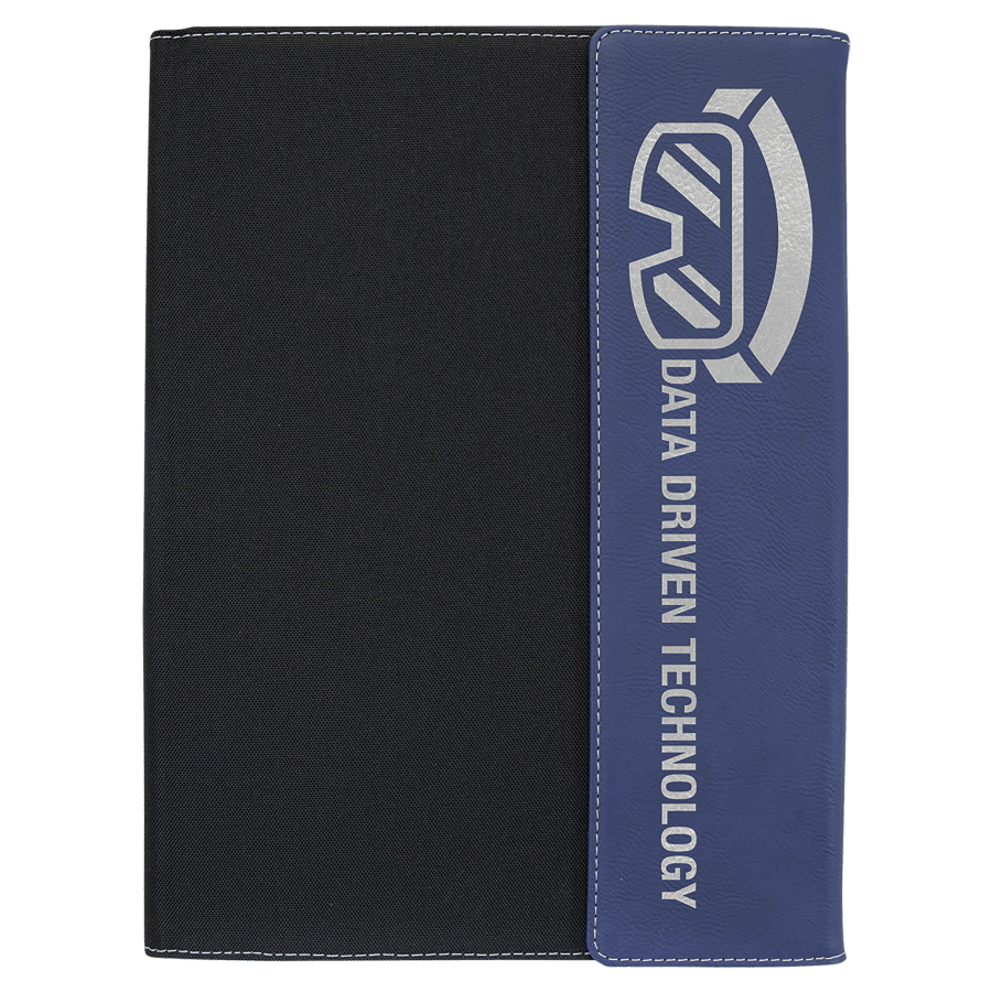 9.5X12″ BLU/SLV W/BLACK
