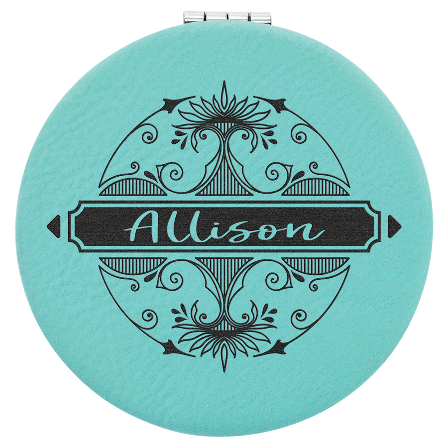 2.5″ TEAL COMPACT MIRROR