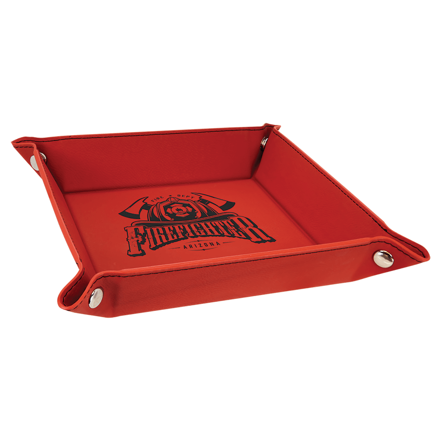 6X6 RED/BLK FOLDING TRAY