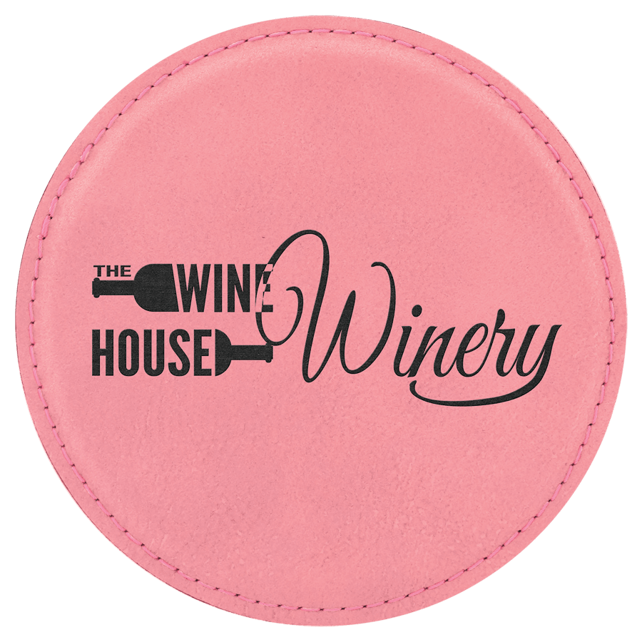 4″ RND PINK LEATHER CSTR