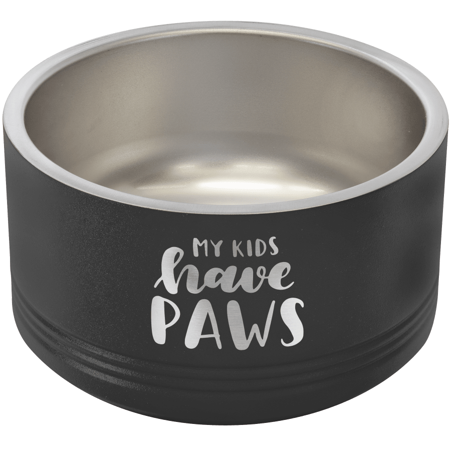 18 OZ BLACK PET BOWL