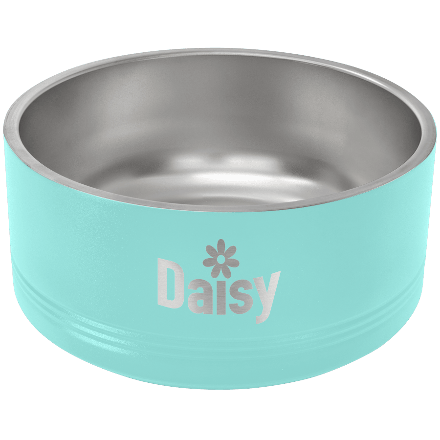 64 OZ TEAL PET BOWL